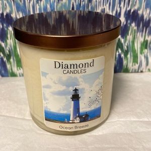 Diamond candle. Ocean breeze scent